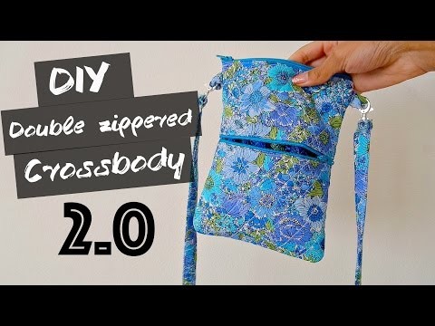 DIY Double Zippered Crossbody: 2.0!
