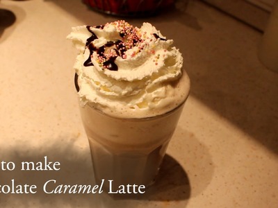 ♡ DIY: How to make a Chocolate Caramel Latte | Cuksimaksi