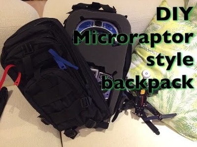 DIY Microraptor style backpack - 20€