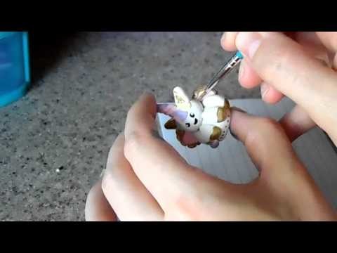 DIY Painting Polymer clay Unicorn