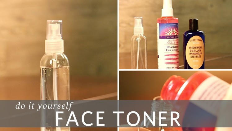 DIY Rosewater and Witch Hazel Face Toner