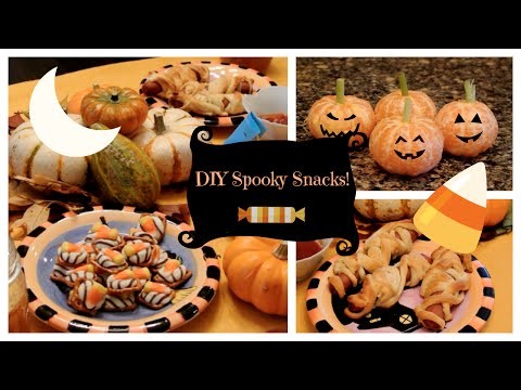 DIY Spooky Snacks for a Halloween Party!