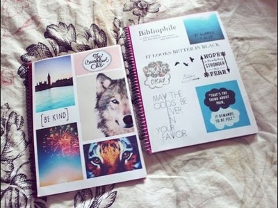 DIY Tumblr Inspired notebooks