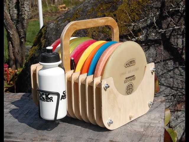 DIY wooden Disc Golf Bag