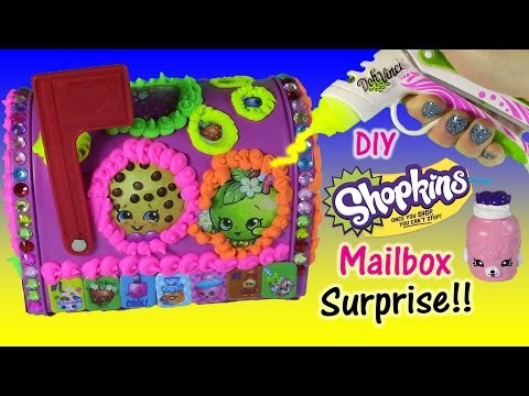 Make Your Own SHOPKINS Mailbox with DohVinci! DIY SHOPKINS Craft! Lip Balm SURPRISES!