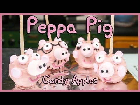 Peppa Pig Candy Apple - Easy Family DIY Bakes