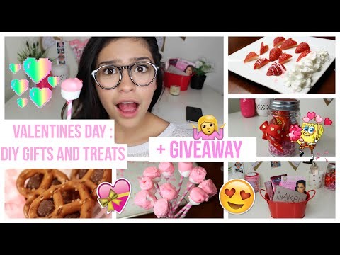 Valentine's Day : DIY GIFTS AND TREATS + GIVEAWAY