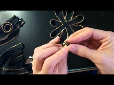 Zipper Flower Tutorial