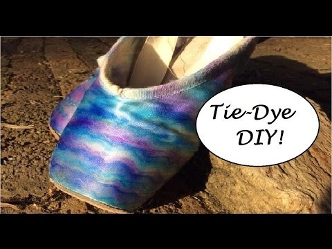 DIY- "Tie Dye'' Your Old Ballet Shoes!