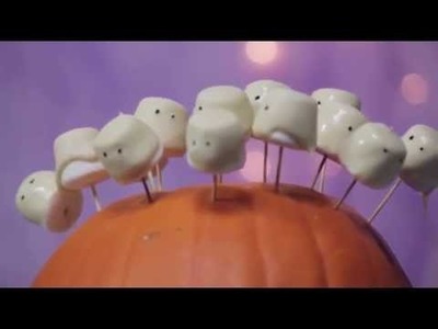 Last Minute DIY Halloween Treats | White Chocolate Marshmallow Ghosts
