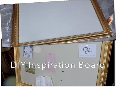 Transition with me | DIY: Inspiration Board. Dream Board w. Cork & Frame