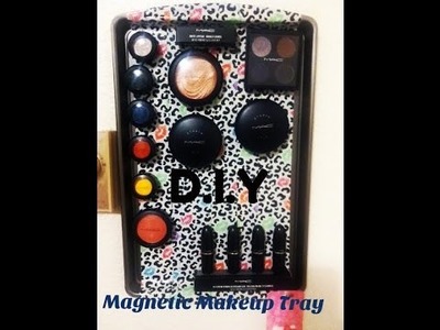 D.I.Y Magnetic Makeup Tray.Board