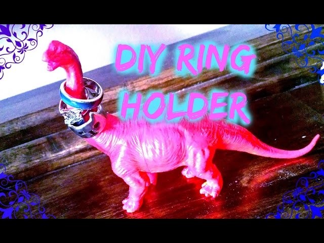 DIY Brachiosaurus Ring Holder