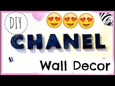 DIY Chanel 3D Letter Room Decor {Out of A Cereal Box}!!!