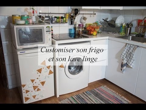DIY déco : customiser son frigo et son lave linge