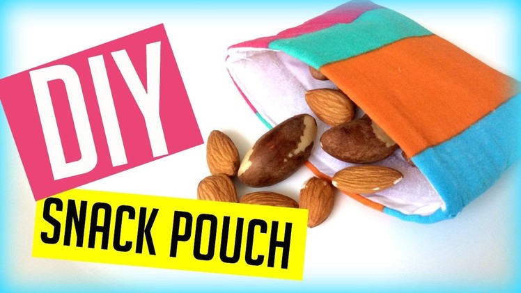 DIY Reusable Snack Pouch ♡ Back to School | ItzaMeylin