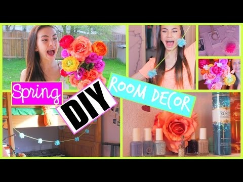 DIY Room Decor for Spring! Tumblr Inspired!  Haley Pham