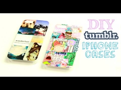 DIY Tumblr Inspired Iphone Cases!