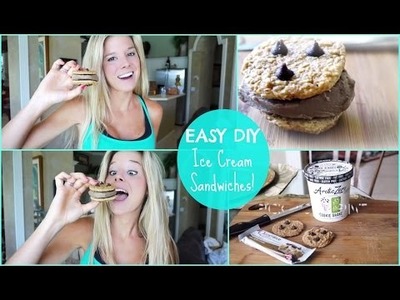 EASY DIY Ice Cream Sandwiches! {high protein, low carb}