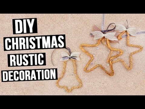 DIY Christmas Craft Ideas -  Rustic Decoration