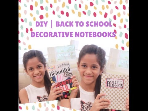 DIY | Decorative Notebooks | Back To School | The Beauty Reel