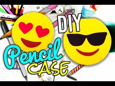 DIY Emoji Pencil Case(estuche) - How to Make - DIY Crafts.School Supplies - MakeWon
