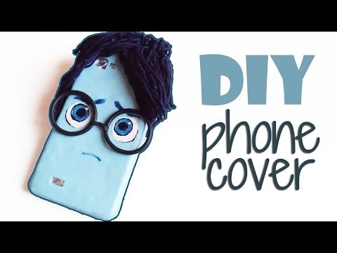 DIY | Sadness Inside Out Phone Case Tutorial - Cover Tristezza