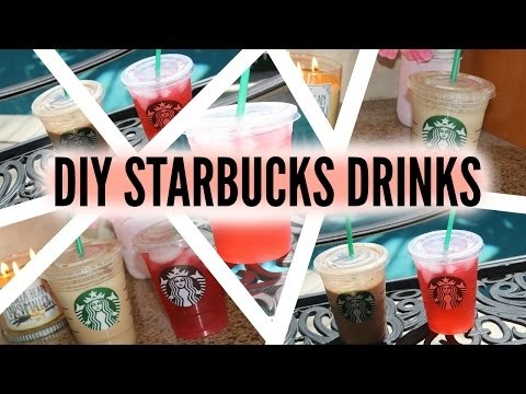 DIY Starbucks Drinks | Passion Tea & Frappuccino