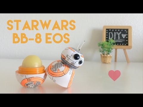 DIY StarWars BB-8 EOS Lip Balm