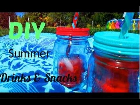 DIY Summer Snacks + Drinks