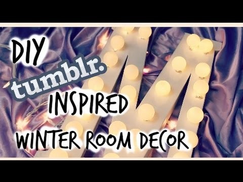 DIY Tumblr Inspired Winter Room Decor