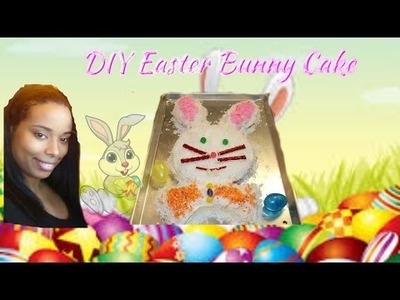 Quick Easy DIY Easter Bunny Cake