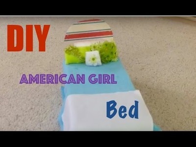 Diy American girl doll bed