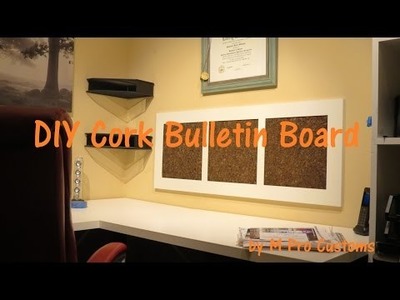 DIY Cork Bulletin Board