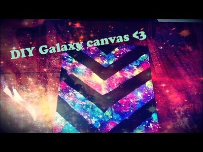 DIY Galaxy canvas 