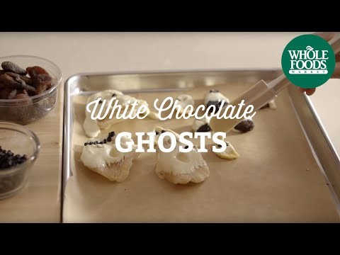 DIY Halloween Recipe: White Chocolate Ghosts | Fall Cooking l Whole Foods Market
