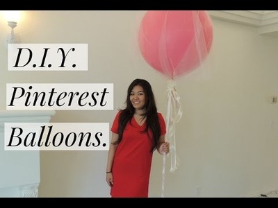 DIY Pinterest Balloons.