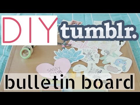 DIY tumblr bulletin board. BTS 2015