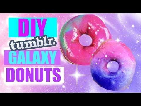 DIY Tumblr Inspired Galaxy Donuts
