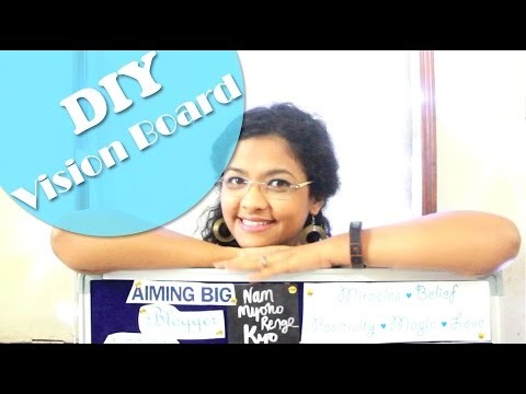 DIY Vision Board. Motivational Board  | Pooja Mahimkar | Indian YouTuber