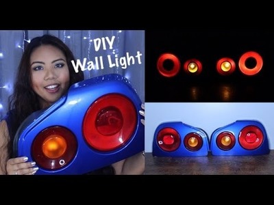 DIY Wall Light (Nissan Skyline R34)| Vanessa Jhoy