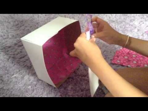 Pintertest Diy box nail polish holder