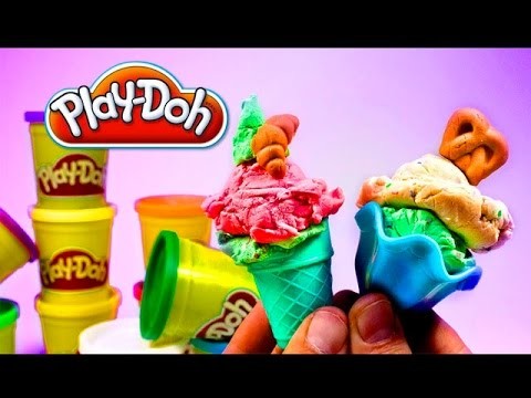 Play Doh Colours Make Popsicles Scoops 'n Treats DIY ★ Preschool DCTC Kid Videos