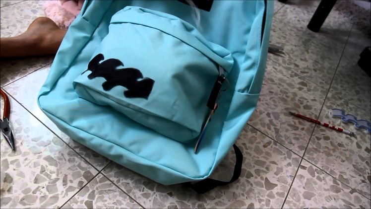 BACK TO SCHOOL-easy DIY -backpack decorating ! ! !☺