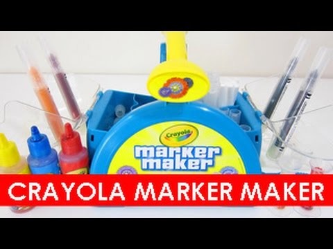 CRAYOLA MARKER MAKER Play Set! Make Your Own Makers Easy DIY Kit With DisneyCarToys