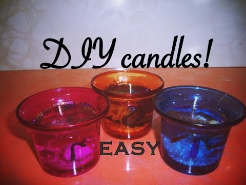 DIY gel wax candles (easy)
