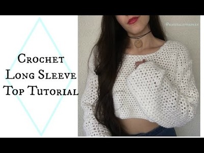 DIY Long Sleeve Crochet Top pt 2