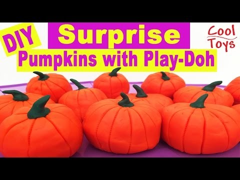 DIY Surprise Pumpkins for Kids on Halloween with Play Doh by CoolToys