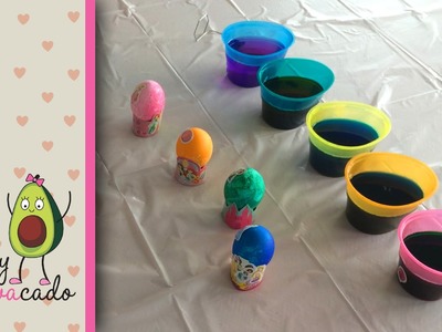 How to Dye Disney Princess Easter Eggs! How to Make Eggs! DIY Coloring! Disney Princess Stickers!