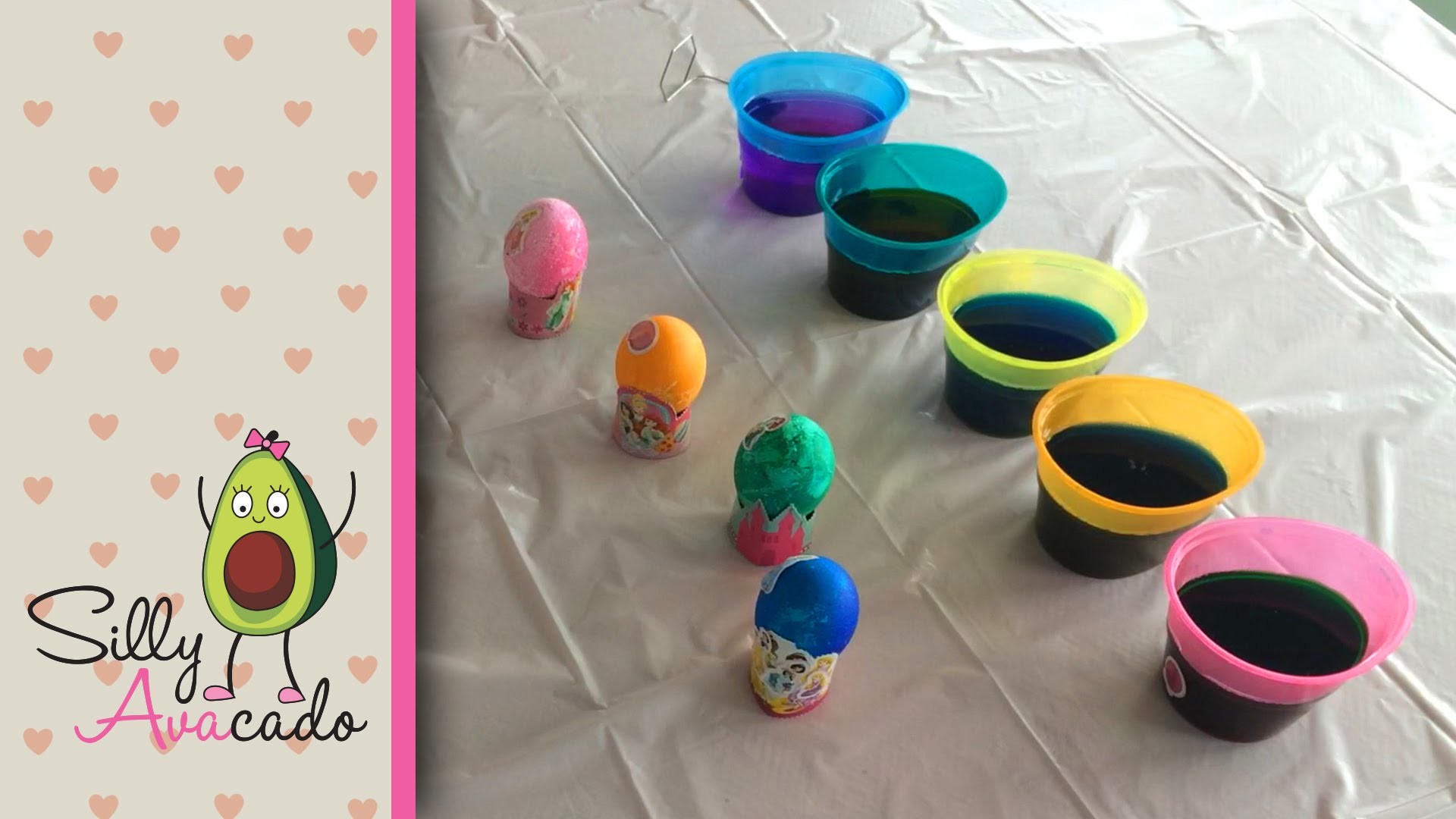 How to Dye Disney Princess Easter Eggs! How to Make Eggs! DIY Coloring! Disney Princess Stickers!